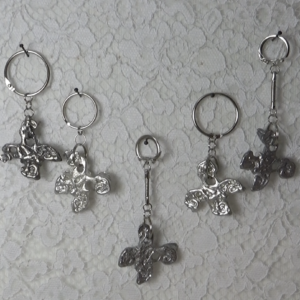 butterfly keyring